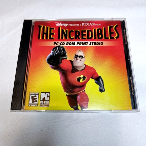 The Incredibles PC-CD Rom Print Studio, Walt Disney Pixar Computer Software - Picture 1 of 11